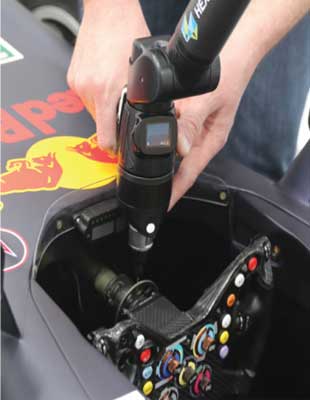 Сканирование автомобиля Формулы-1